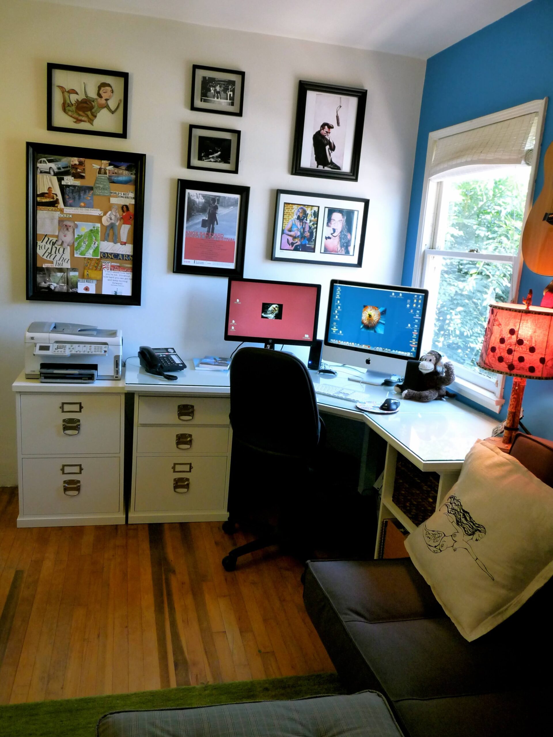 Home Office Restyled From Blah to Brilliant - HomeJelly